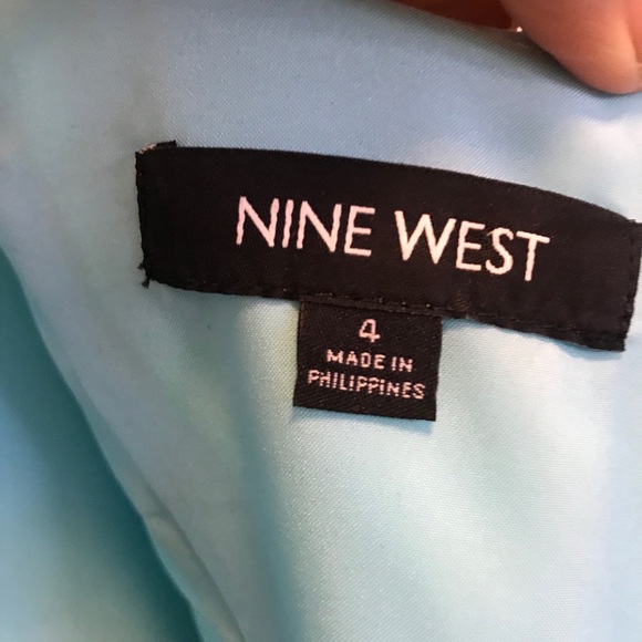 Nine West Floral A-line Sleeveles Dress Size 4 - Picture 10 of 16